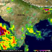 NASA Sees the Start of India's Monsoon Season