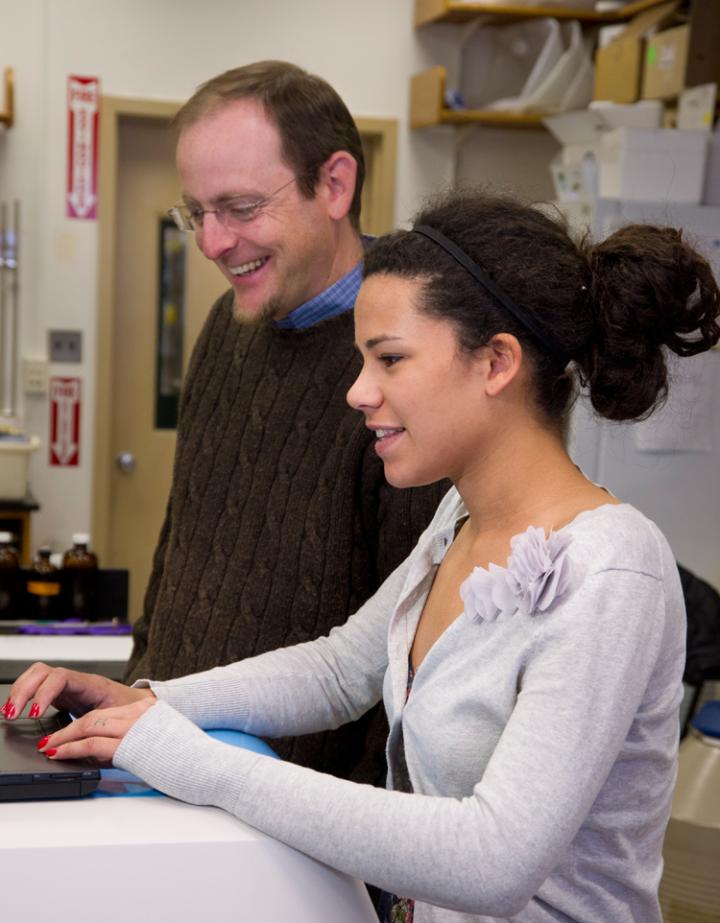 Bethanie Edwards and her advisor Ben Van Mooy