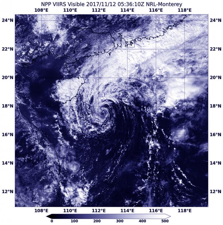Suomi NPP image of Haikui