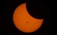Photo of a Partial Solar Eclipse