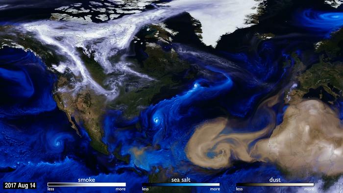 How aerosols disperse