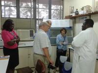 Meeting in Ibadan laboratory, 2013