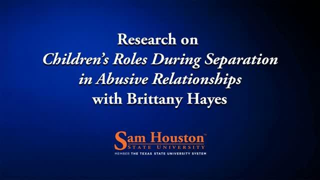 Research on Children's Roles During Separation in Abusive Relationships