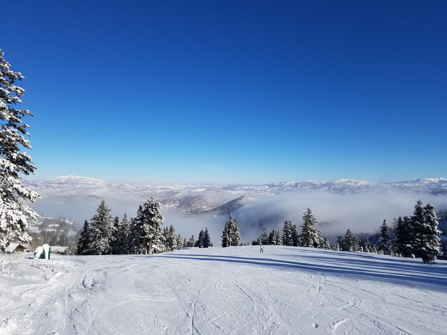 Mountain Snowpack in Park City, Utah on Dec. 18, 2016