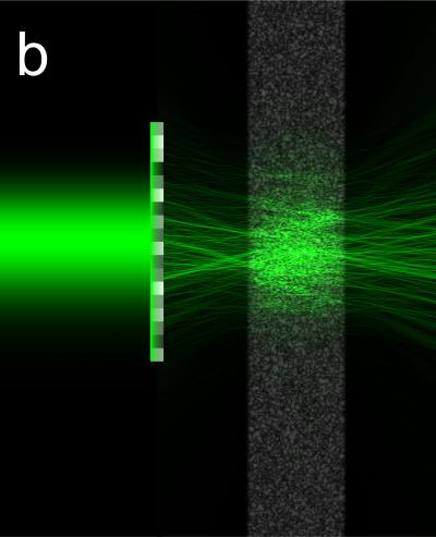 New Shapes of Laser Beam Sneak through Opaque Media