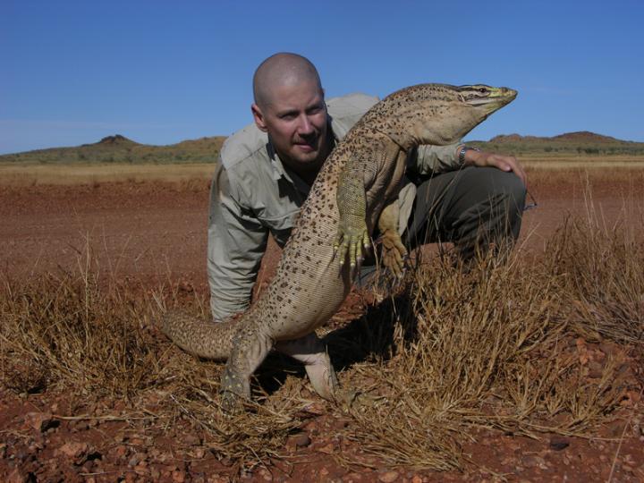 Australian Venom Researcher in the Field