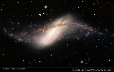 Image of Rare Polar Ring Galaxy