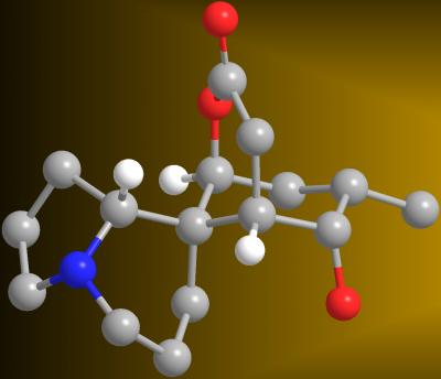 Molecular Model of Serratezomine A