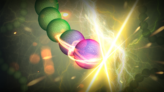 Light-harvesting bacteria infused with nanoparticles can produce electricity in a "living photovoltaic".