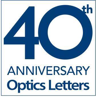 Optics Letters 40th Anniversary Logo