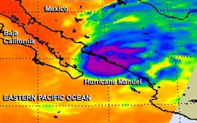 AIRS Sees Hurricane Manuel