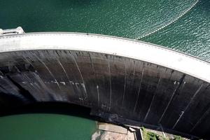 Kariba dam on the Zambezi river