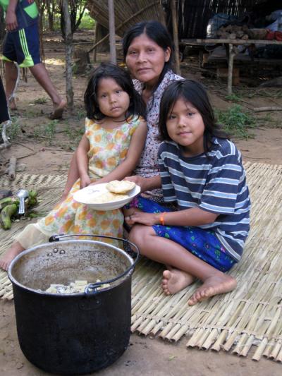 A Tsimane Mother and her Children
