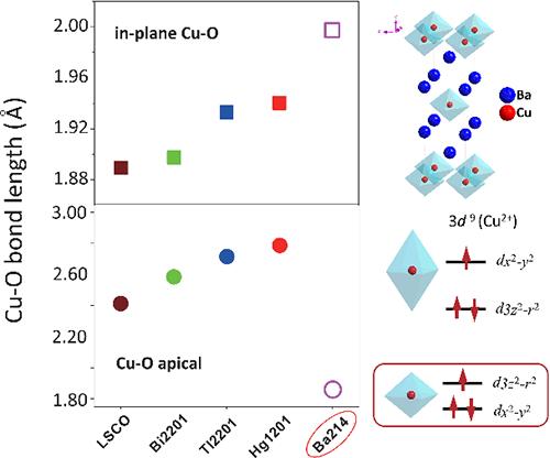 In-plane Cu-O and Apical Cu-O Bond Lengths