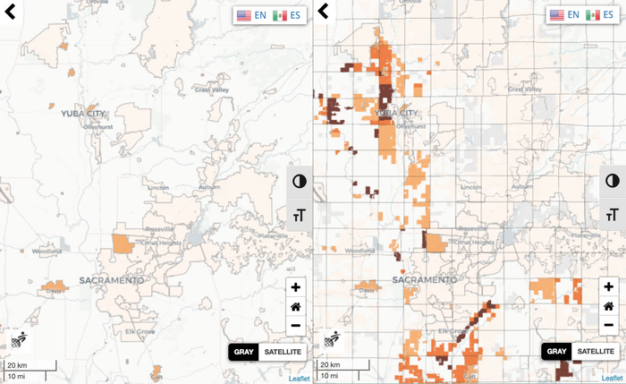 Arsenic groundwater contamination in the Sacramento area