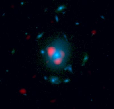 A Gravity-Lensed Distant Galaxy