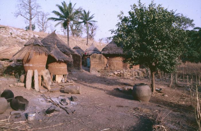 Kabyé homestead with granary