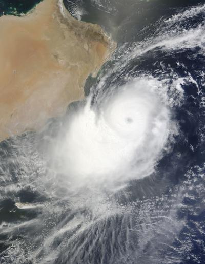 NASA MODIS Image of Cyclone Phet