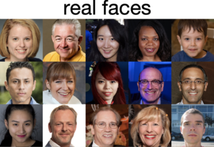 Real faces