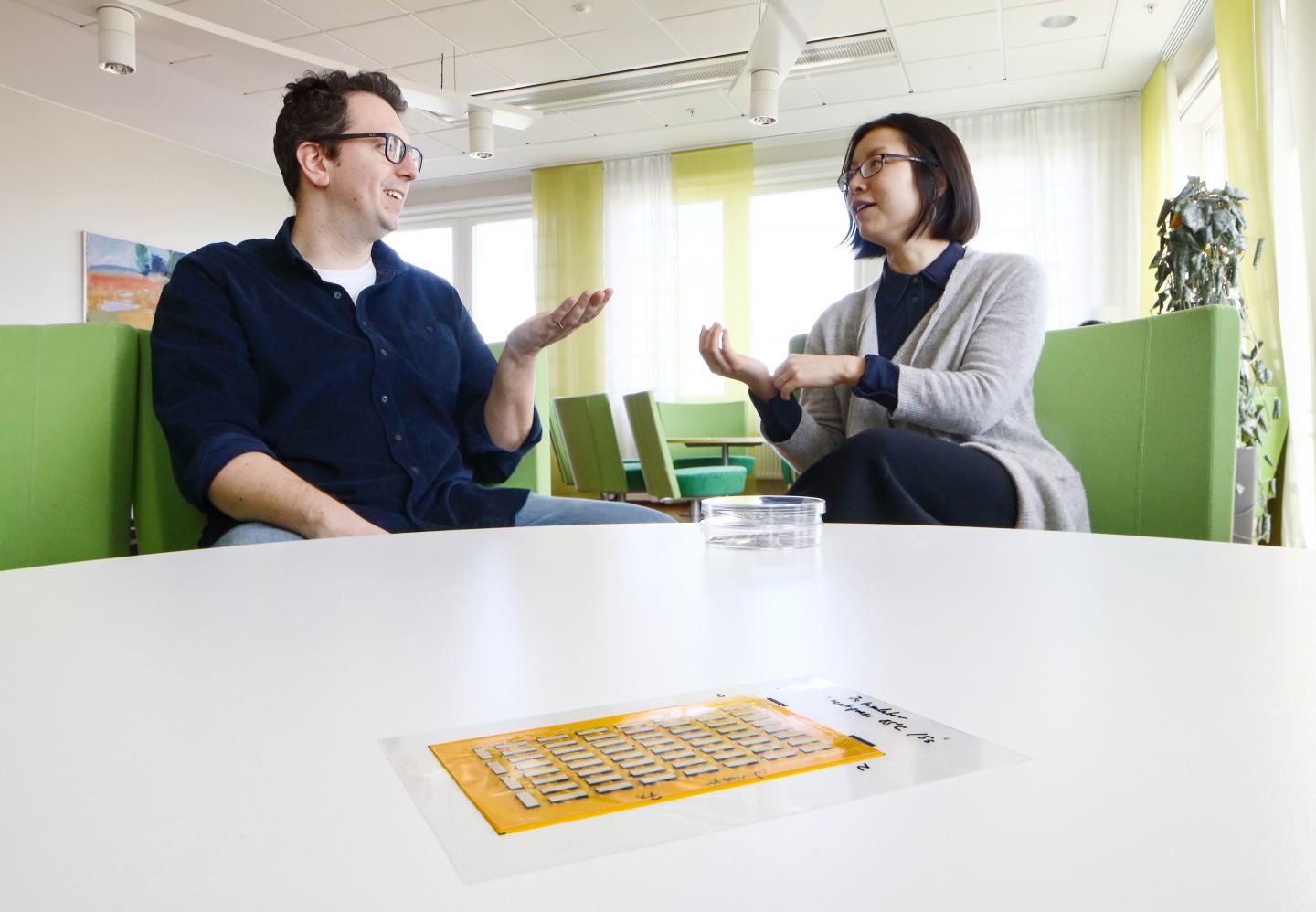 Simone Fabiano and Dan Zhao, Linköping University