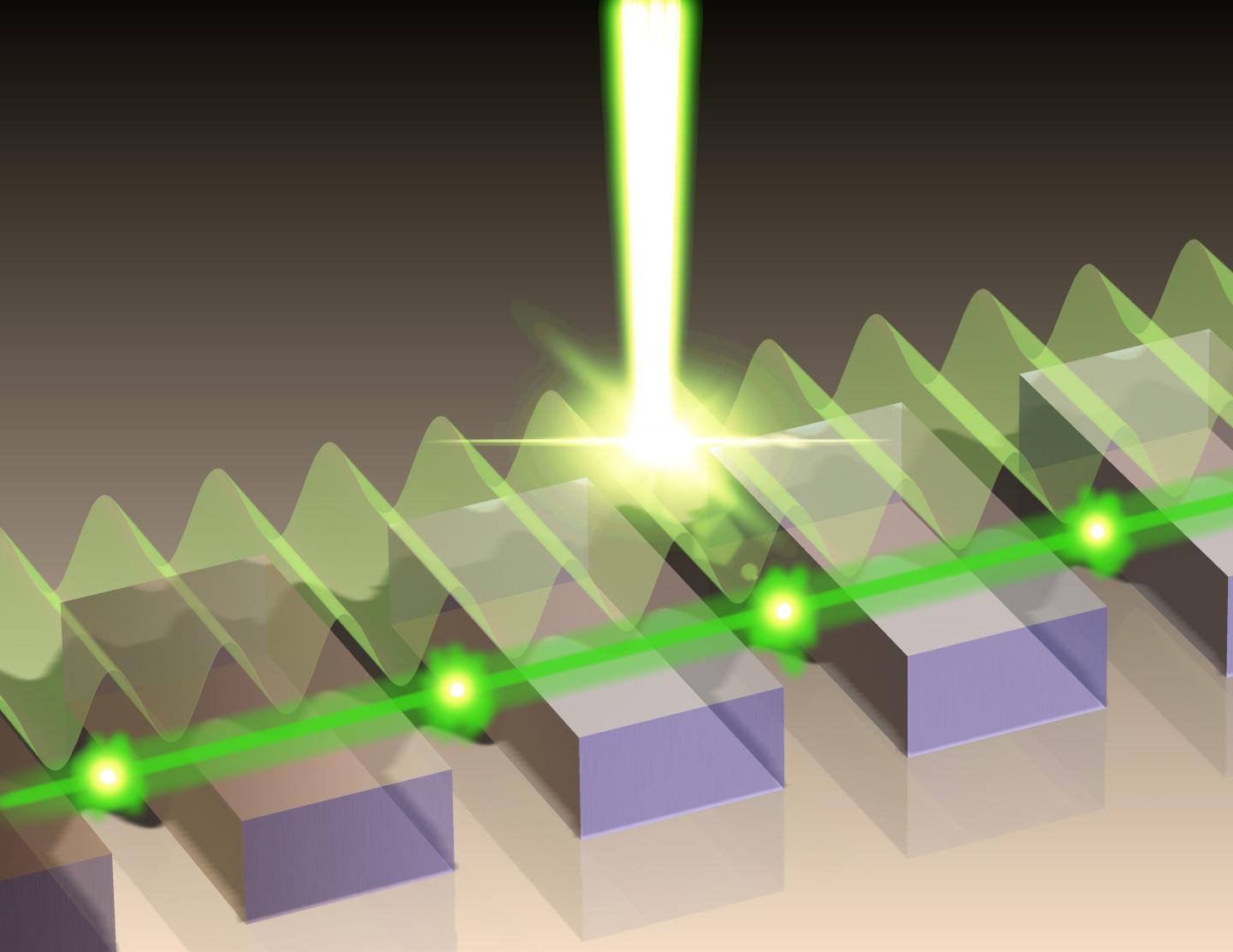 A New Phase-Locking Scheme for Plasmonic Lasers