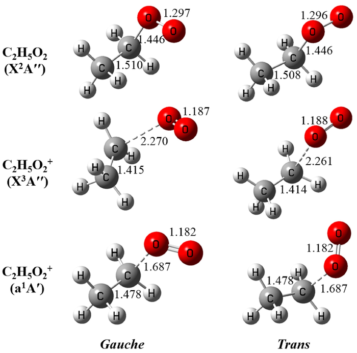 Scientists Identify the Conformers of Ethyl Peroxy Radical: G-C2H5O2 and T-C2H5O2