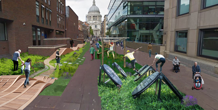 Active Urbanism applied to Sermon Lane in London