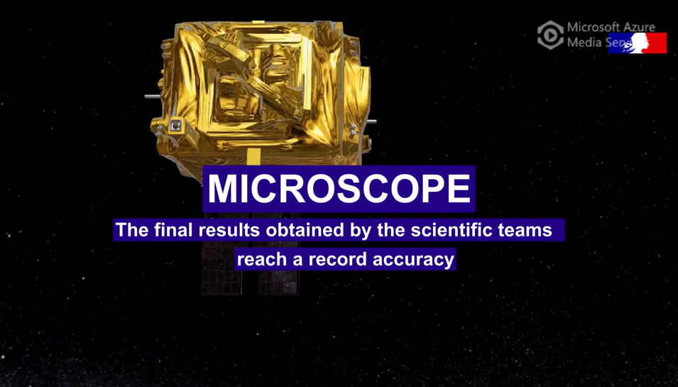 Animation of the MICROSCOPE Results