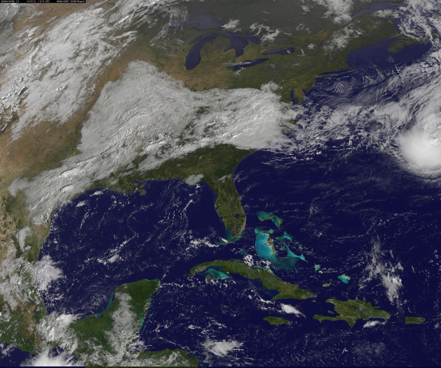 GOES Image of Fay