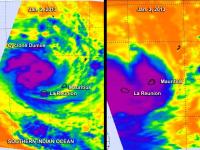 NASA's Aqua Satellite Infrared Images of Tropical Cyclone Dumile