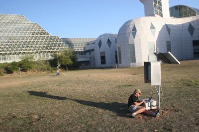 Soil Moisture Probe Installed at Biosphere 2