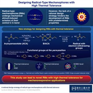 Designing Radical-Type Mechanophores with High Thermal Tolerance