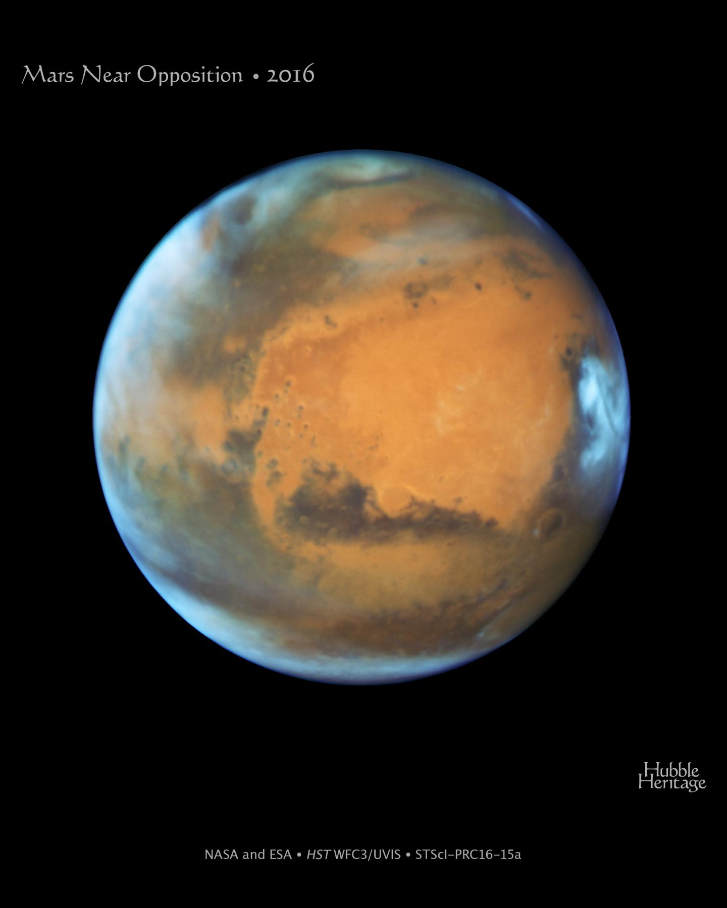 Hubble Image of Mars
