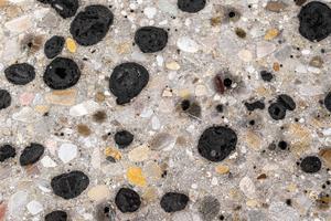 Concrete with pellets