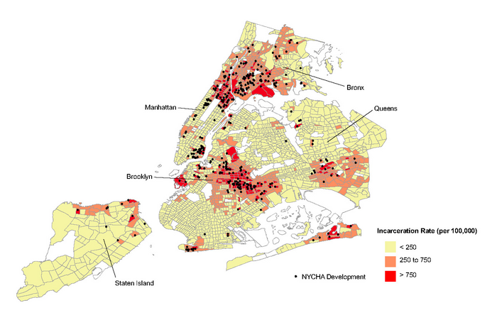 Study Reveals Pipeline From Public Housing to Prison in New York City