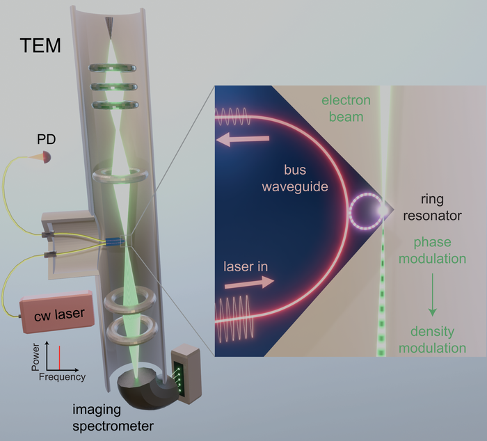 The experimental setup.