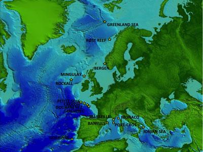 <I>Hexadella</I> Sampling Sites