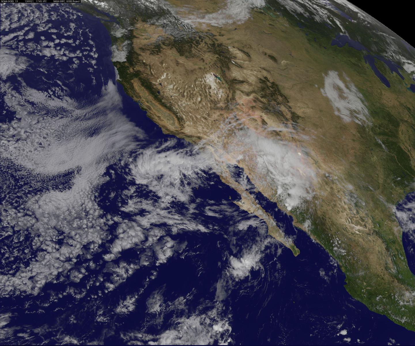 GOES-West Image of 16E