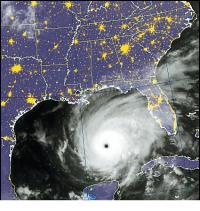 Hurricane in Gulf
