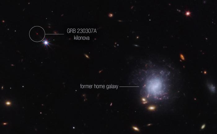 Webb's NIRCam instrument highlights Gamma-Ray Burst (GRB) 230307A