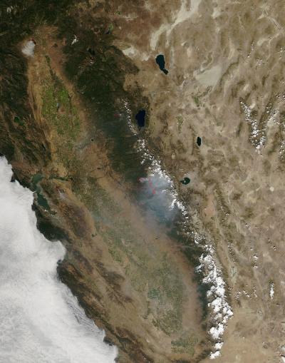 Aqua Image of Rim Fire
