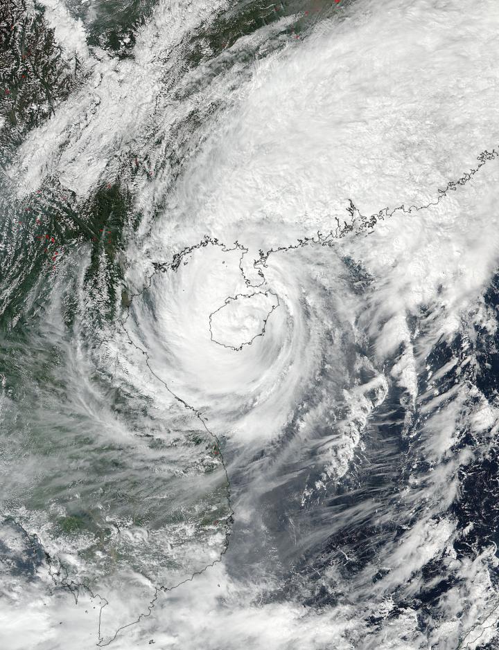 Suomi NPP Image of Sarika