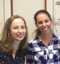 Dr Camilla Whittington and Zoe Skalkos, University of Sydney