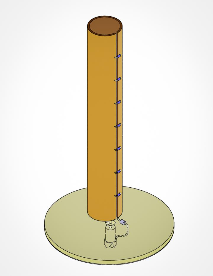 Dual Mode Slotted Monopole Antenna