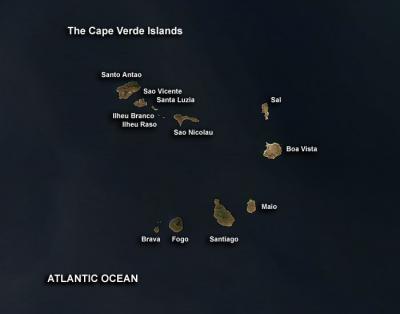 NASA Image of  Cape Verde islands