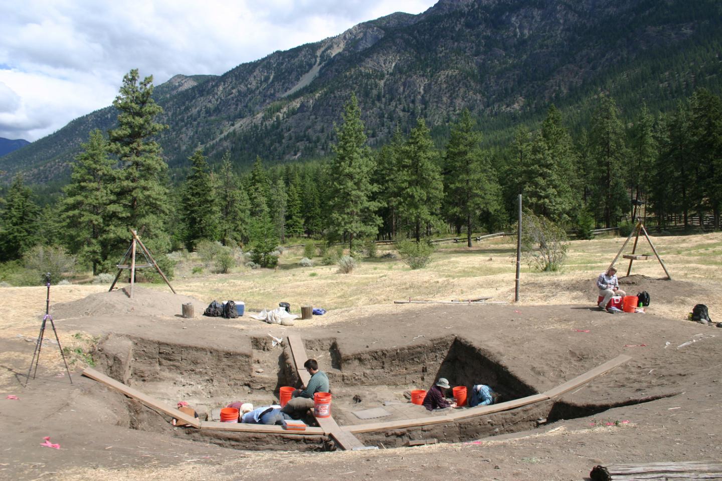 Bridge River excavation British Columbia