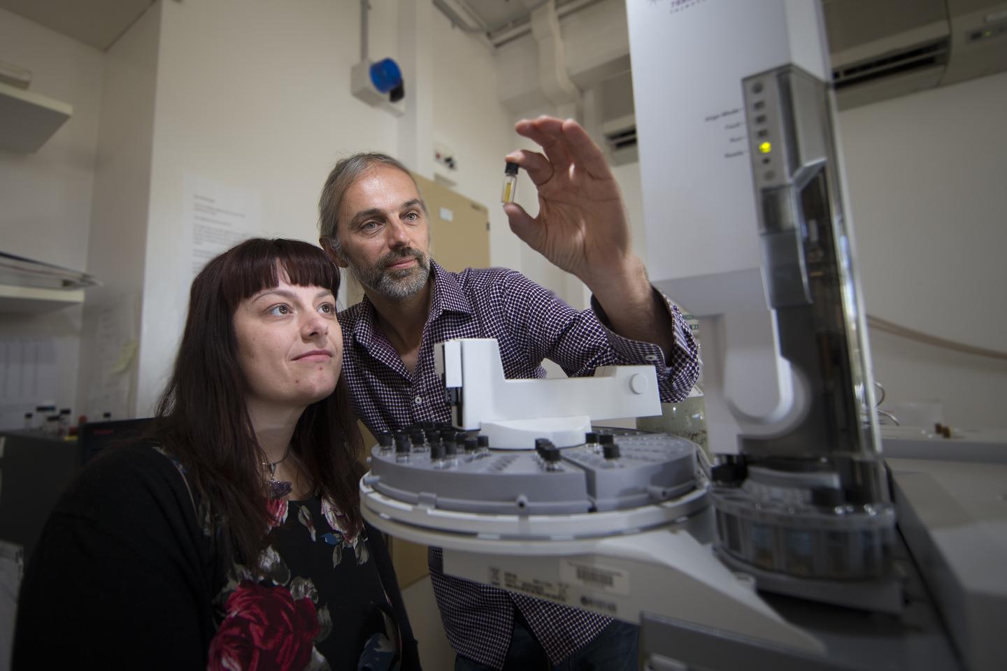 Jochen Brocks and Dr. Amber Jarrett, Australian National University