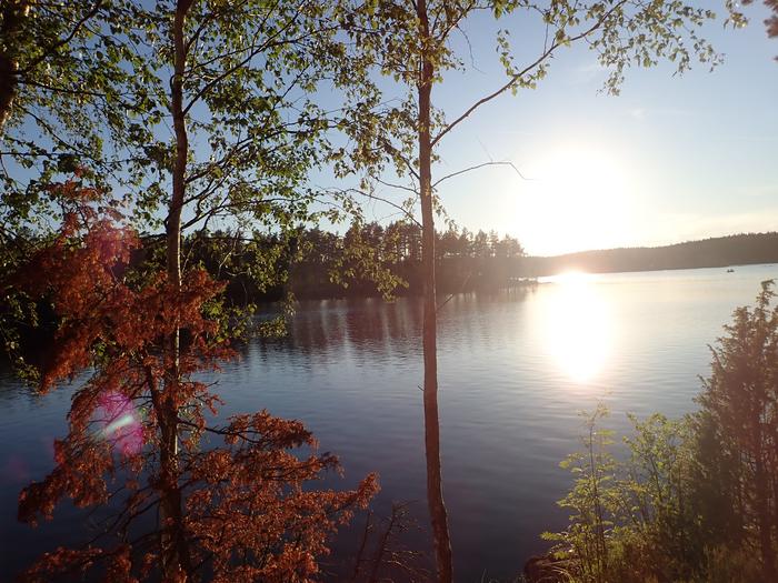 Freshwater lake in Sweden