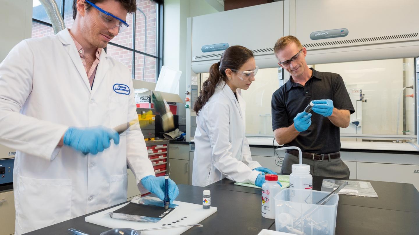 Argonne scientists Jason Croy, Manar Ishwait and Michael Murphy