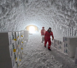 Ice core storing at Little Dome C